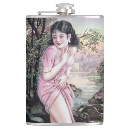 ティアーズインストリームオアシスバイシャンハイ中国ガール フラスク (正面)