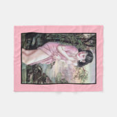 ティアーズインストリームオアシスバイシャンハイ中国ガール フリースブランケット (正面(横))