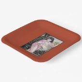 ティアーズインストリームオアシスバイシャンハイ中国ガール ペーパープレート (傾斜あり)