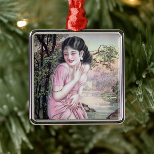 ティアーズインストリームオアシスバイシャンハイ中国ガール メタルオーナメント (ツリー)