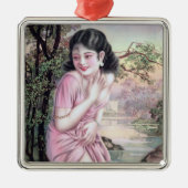 ティアーズインストリームオアシスバイシャンハイ中国ガール メタルオーナメント (正面)