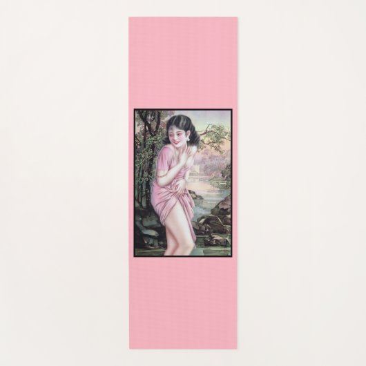 ティアーズインストリームオアシスバイシャンハイ中国ガール ヨガマット (正面)