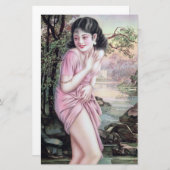 ティアーズインストリームオアシスバイシャンハイ中国ガール 便箋 (正面/裏面)