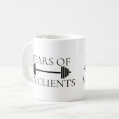 ティアーズオブマイクライアントパーソナルトレーナーバーベル コーヒーマグカップ (正面左)