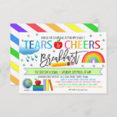 ティアーズ&応援ブレックファースト招待状 招待状 (正面/裏面)