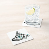 「ティア王室のラ スクエアペーパーコースター (インサイチュ)