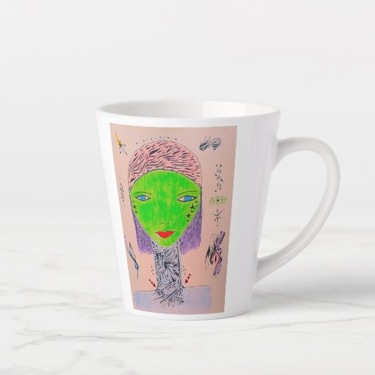 ティア カフェラテマグ (右)