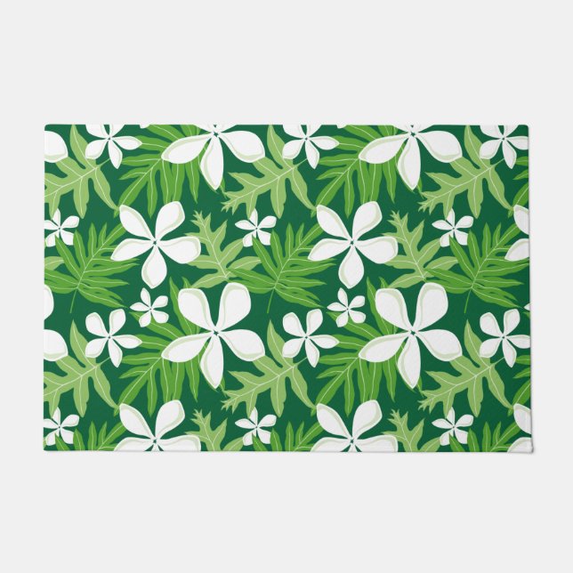 ティア（緑） ドアマット (正面)