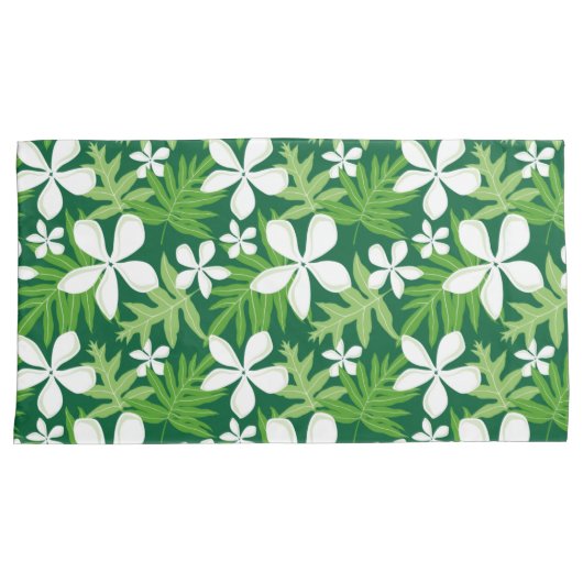 ティア（緑） 枕カバー (正面右)