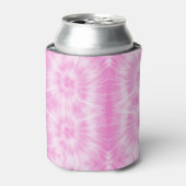 ティイェピンクスパイラルヒッピー絞り染め 缶クーラー (缶正面)
