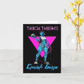 ティイックタイグスクラッシュ男の重量挙げボディービルディン カード (黄色い花)