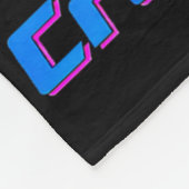 ティイックタイグスクラッシュ男の重量挙げボディービルディン フリースブランケット (角)