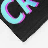 ティイックタイグスクラッシュ男の重量挙げボディービルディン フリースブランケット (角)