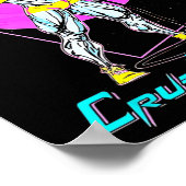 ティイックタイグスクラッシュ男の重量挙げボディービルディン ポスター (角)