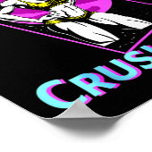 ティイックタイグスクラッシュ男の重量挙げボディービルディン ポスター (角)