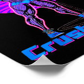 ティイックタイグスクラッシュ男の重量挙げボディービルディン ポスター (角)