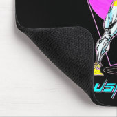 ティイックタイグスクラッシュ男の重量挙げボディービルディン マウスパッド (コーナー)