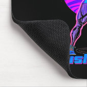 ティイックタイグスクラッシュ男の重量挙げボディービルディン マウスパッド (コーナー)