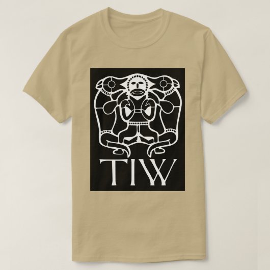 ティウ・アングロサクソン戦争神 Tシャツ (デザイン正面)