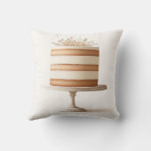 ティエエレガントホワイトフローラケーキベーカリーキッチン クッション (裏面)