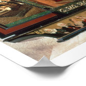 ティエフェンブロンアルタルピース(閉)1432 (テンペラ) ポスター (角)