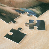 ティエポロの『金のフィンチの聖母』、ヴィンテージアート ジグソーパズル (側面)