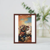 ティエポロ・ジョバンニ・バティストによるエトクレスとポリニス ポストカード (スタンド正面)