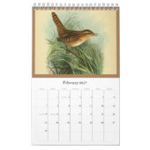 ティエラデルフエゴの鳥 カレンダー (2月 2027)