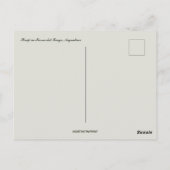 ティエラデルフエゴアルゼンチンの羊 ポストカード (裏面)