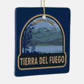 ティエラデルフエゴナショナルパークアルゼンチンヴィンテージ セラミックオーナメント (右)