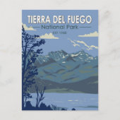 ティエラデルフエゴナショナルパークアルゼンチンヴィンテージ ポストカード (正面)