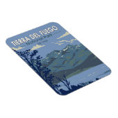 ティエラデルフエゴナショナルパークアルゼンチンヴィンテージ マグネット (右側)