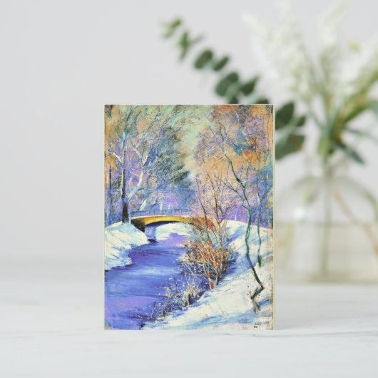 ティエルガルテンは冬絵画だ。 ポストカード (スタンド正面)