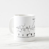 ティエルナンのペプチド名mug コーヒーマグカップ (正面左)