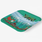 ティエル・メリー・クリスマス・トレイン ペーパープレート (傾斜あり)