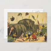 ティエレファントアクロバット ポストカード (正面/裏面)