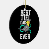 ティエ最高のルパパエバーコッカティエル恋人ビルバパロット セラミックオーナメント (右)