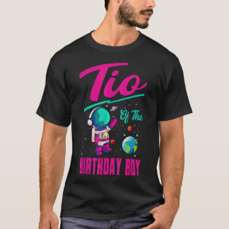 ティオオブ誕生日ボーイ宇宙パーティー星空 Tシャツ