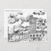 ティオガホテル曇り日,コスベイ,オレゴン ポストカード (正面/裏面)