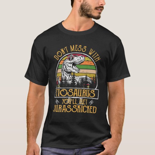 ティオサウルスを台無しにするなジュールスキートを得る Tシャツ (正面)