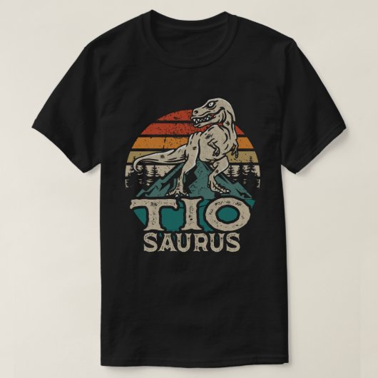 ティオサウルス恐竜伯父の日T市 Tシャツ (デザイン正面)