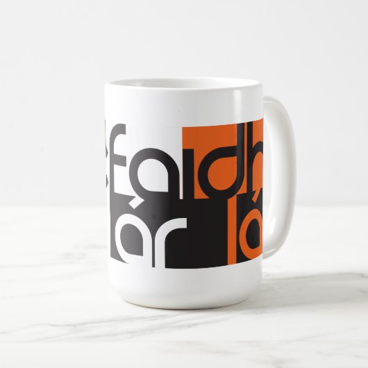 ティオファイダ・ア・ラ・ホワイトTシャツ コーヒーマグカップ (正面右)