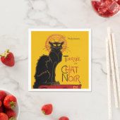 ティオフィル・スタインラン - ブラックキャット ヴィンテージ スタンダードカクテルナプキン (インサイチュ)