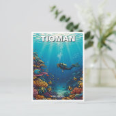 ティオマンスキューバダイビング ポストカード (スタンド正面)
