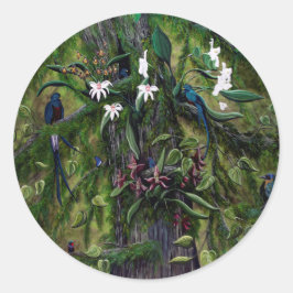 ティカルのジャングル ラウンドシール