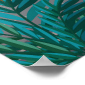 ティカルのポスター、グアテマラ旅行アート、マヤ遺跡、 ポスター (角)