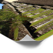 ティカルグアテマラマヤテンプル ポスター (角)