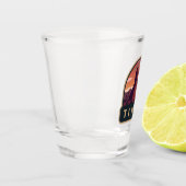 ティカルナショナルパークグアテマラヴィンテージ ショットグラス (左)