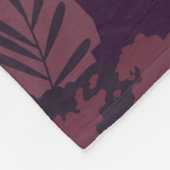 ティカルナショナルパークグアテマラヴィンテージ フリースブランケット (角)