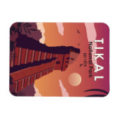 ティカルナショナルパークグアテマラヴィンテージ マグネット (横)